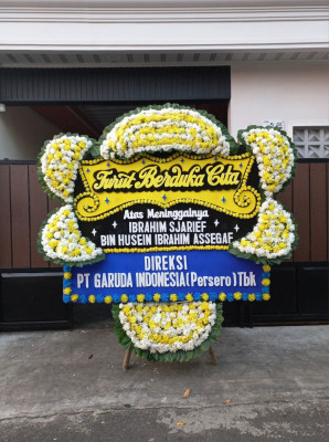 Papan Bunga Duka di Kebun Handil