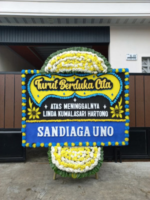 Papan Bunga Duka di Kebun Handil